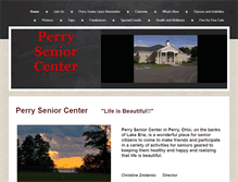 Tablet Screenshot of perryseniorcenter.net